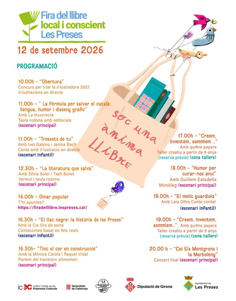 Programació 2026 Fira del Llibre Les PRESES